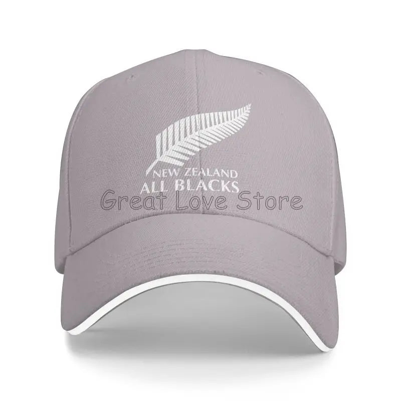 New Zealand All Blacks Print Sandwich Baseball Cap Men Hip Hop Hat