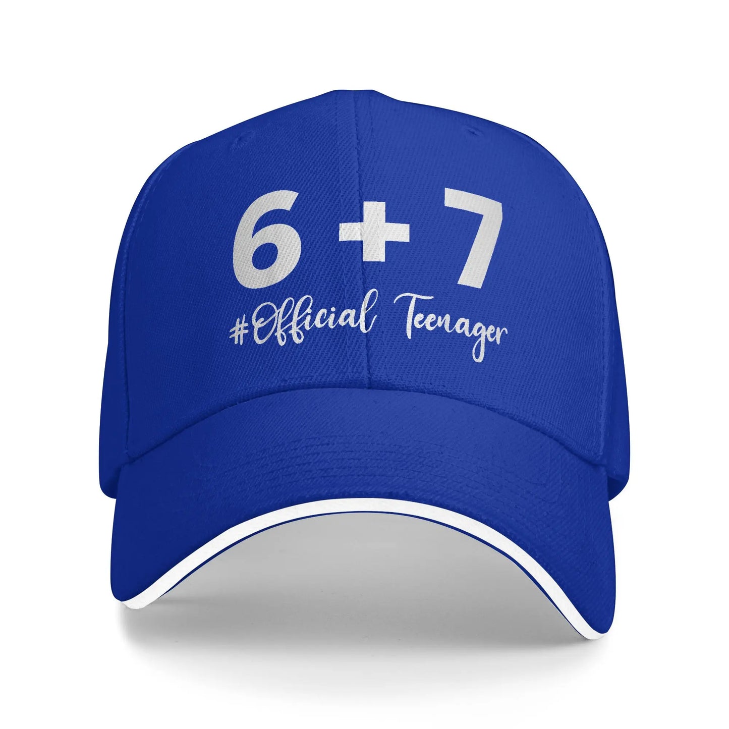 Summer Funny 13th Birthday Teenager 13 Year Old Baseball Cap