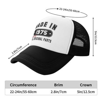 Made in 1975 Nearly All Original Parts Mesh Baseball Hat
