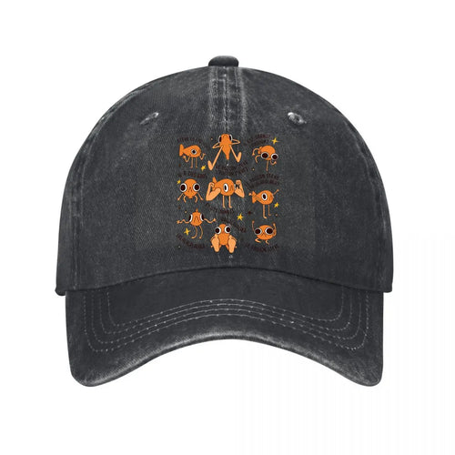 Le Poisson Steve Funny Orange Fish Meme French Baseball Cap