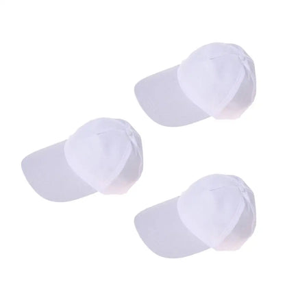 Blank Peak Caps White Color Baseball Hats