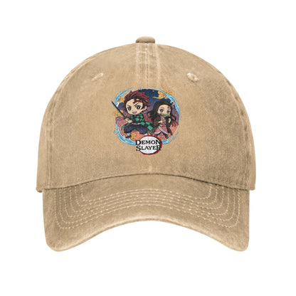 Demon Slayer  Multicolor Hat Peaked Baseball Hat