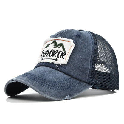 Men Women Simple Letter Patch Design Baseball Cap