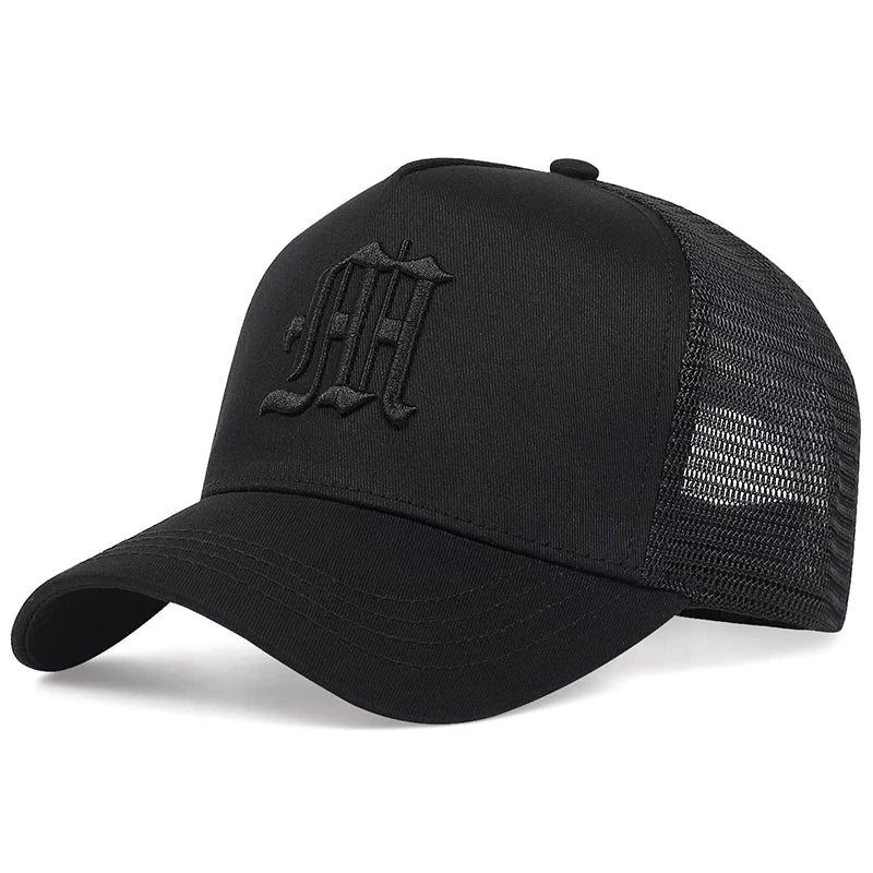 Unisex Gothic Letter Embroidery Baseball Caps