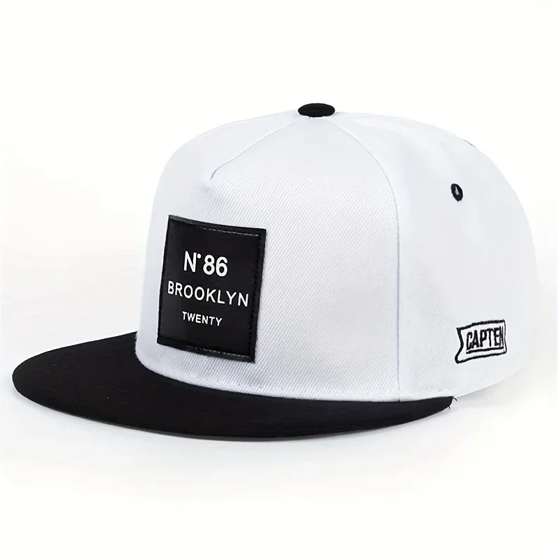 Unisex Brooklyn Print Label Embroidery Hip-hop Hats Snapback Caps
