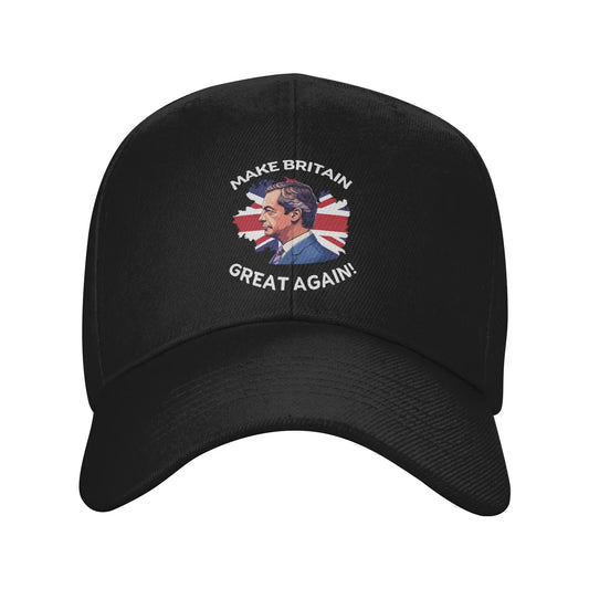 Make Britain Great Again Nigel Farage Support Baseball Cap