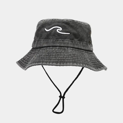 2023 Spring Cotton Embroidered Pattern Bucket Hat Fisherman Hat
