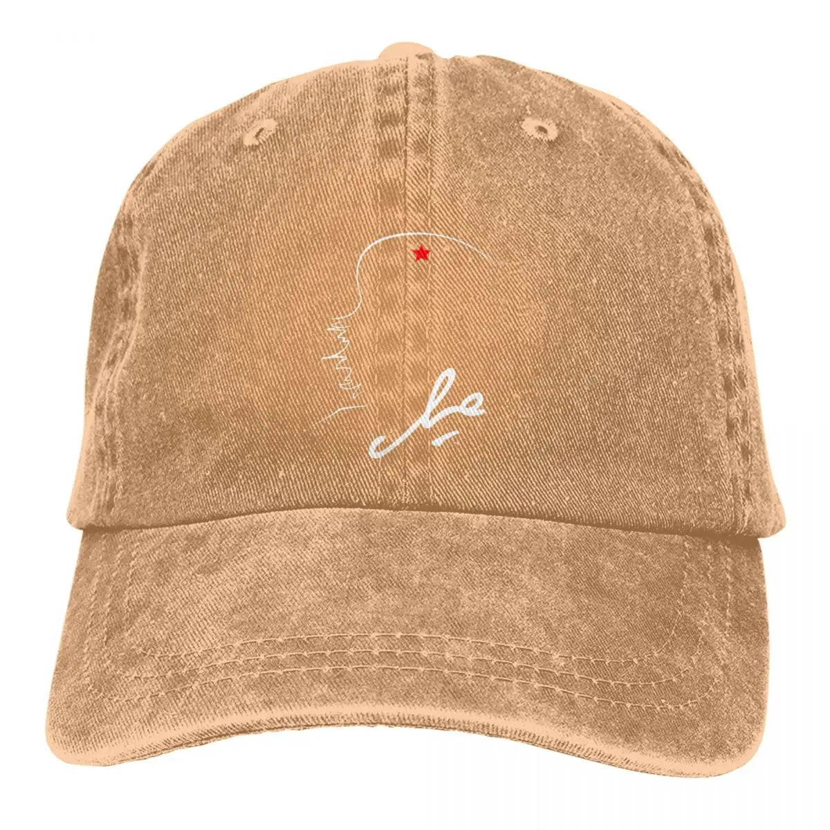 Pure Color Dad Hats Che Guevara Line Women's Hat Sun Visor Baseball Caps