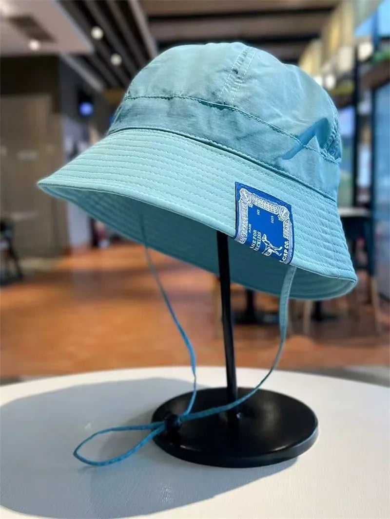 2025 Unisex Summer Cotton Bucket Hat Men Outdoor Fashion Cloth Label