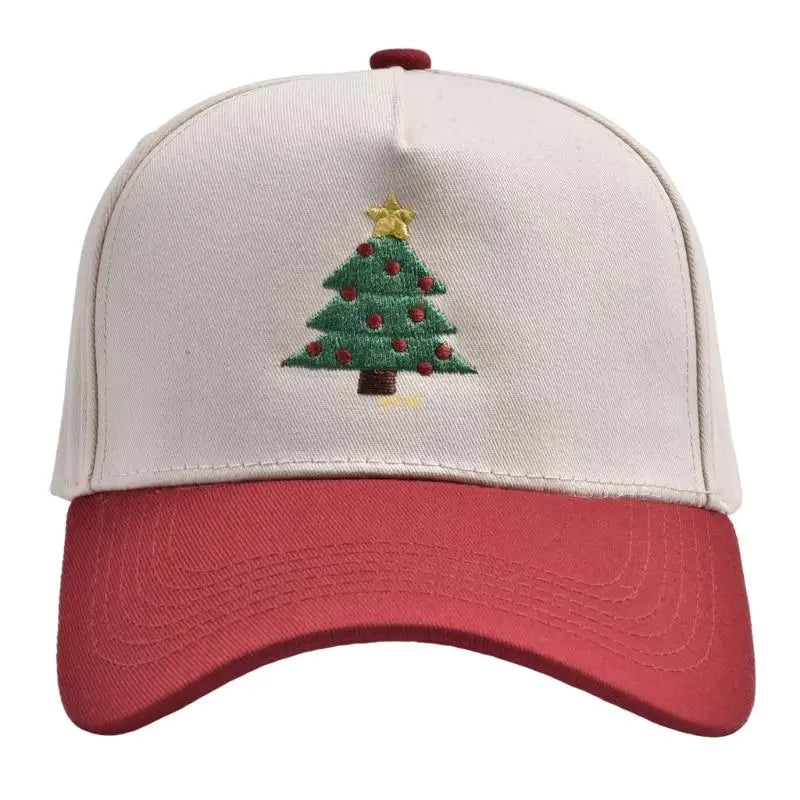 Christmas Tree Embroidery Hat Baseball Cap