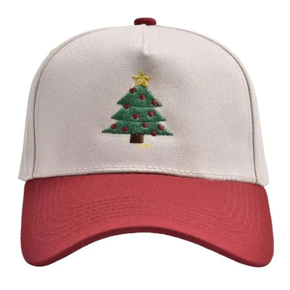 Christmas Tree Embroidery Hat Baseball Cap