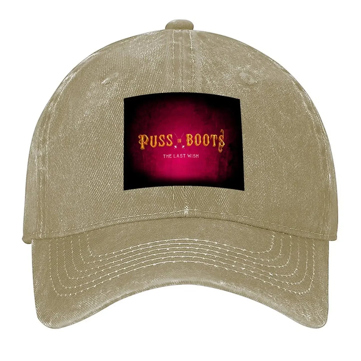 New Puss in Boots The Last Wish Movie logo Baseball Cap