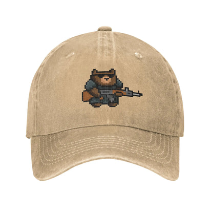 Funny Tactibear Spray Shoot Valorant Baseball Caps
