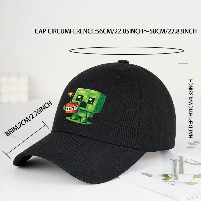 1 Creeper Pattern Baseball Cap