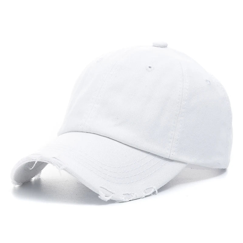New Unisex Washed Cotton Cap High Quality Denim