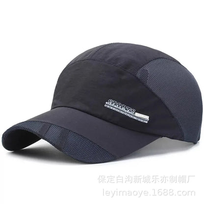 Summer Thin Men's Hat Sweat-absorbing Net Hat Fishing Hat Baseball Cap