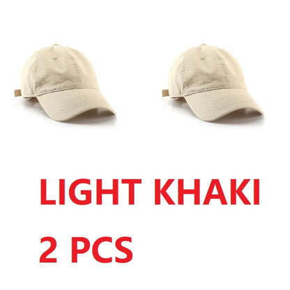 Men Women Baseball Caps Low Profile Basic Twill Cotton Hats