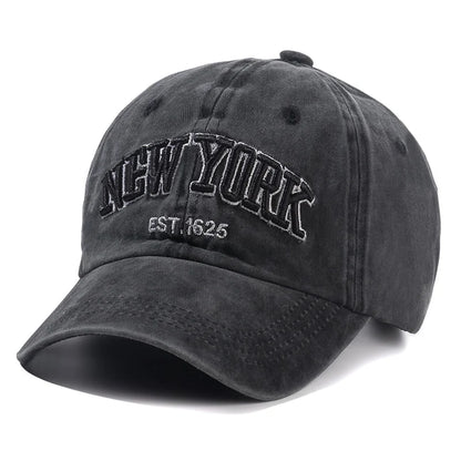 New York Washed Cotton Cap Baseball Caps