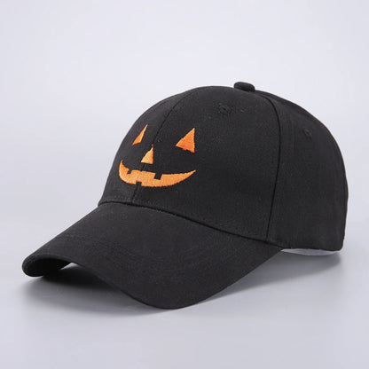 Skull Baseball Cap Halloween Party Funny Scary Expression Design