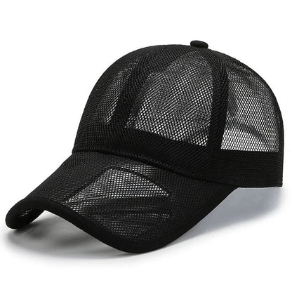 Sports Sunscreen Breathable Mesh Baseball Cap Openwork Brim Sunhat