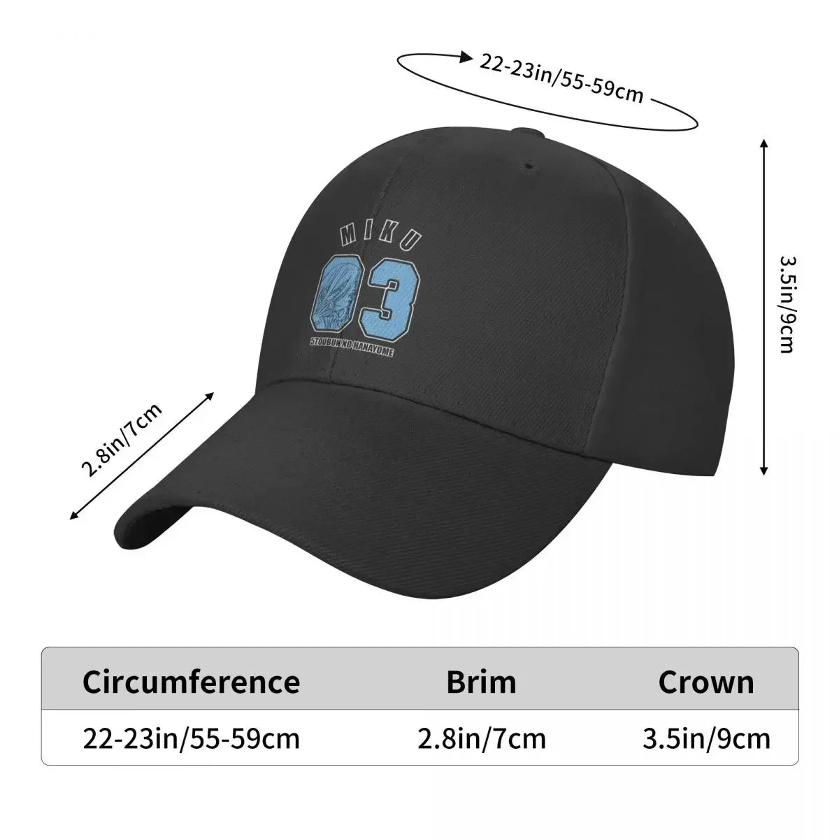 Gotoubun No Hanayome - 03 Miku Baseball Cap