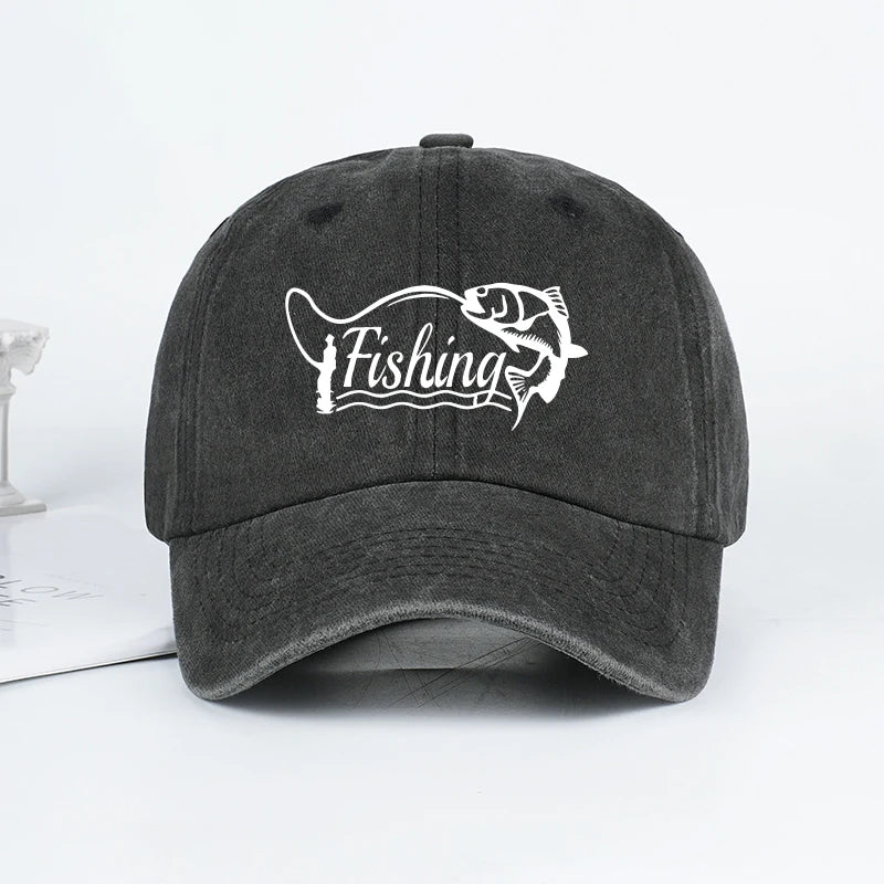 Classic Fishing Quote Baseball Cap