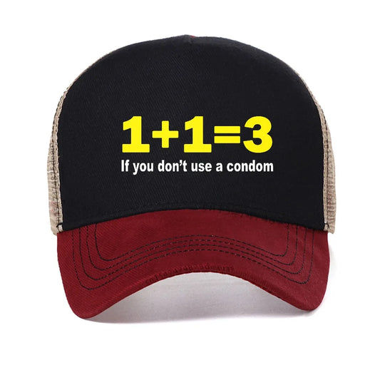 Programmer Printed Cap Casual Loose Streetwear Cool Men Mesh Baseball Caps