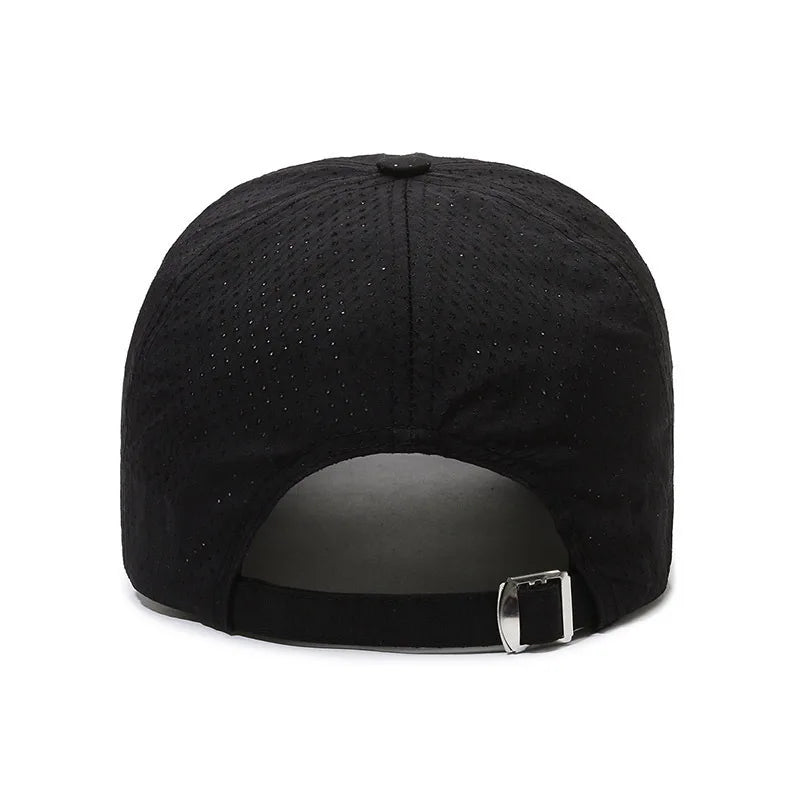 New Summer Men Women Snapback Quick Dry Mesh Baseball Cap