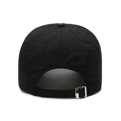 New Summer Men Women Snapback Quick Dry Mesh Baseball Cap