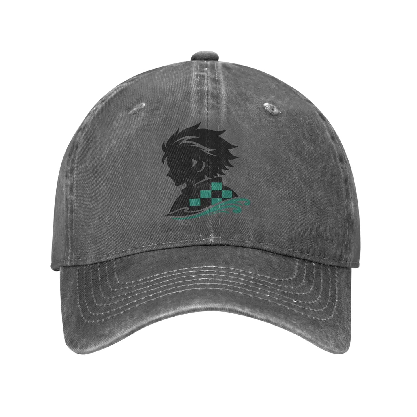 Demon Slayer Multicolor Hat Peaked Women's Cap Tanjiro Baseball Hat