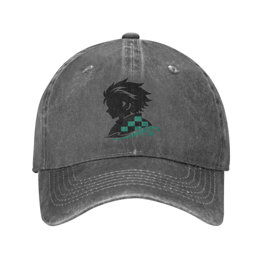Demon Slayer Multicolor Hat Peaked Women's Cap Tanjiro Baseball Hat