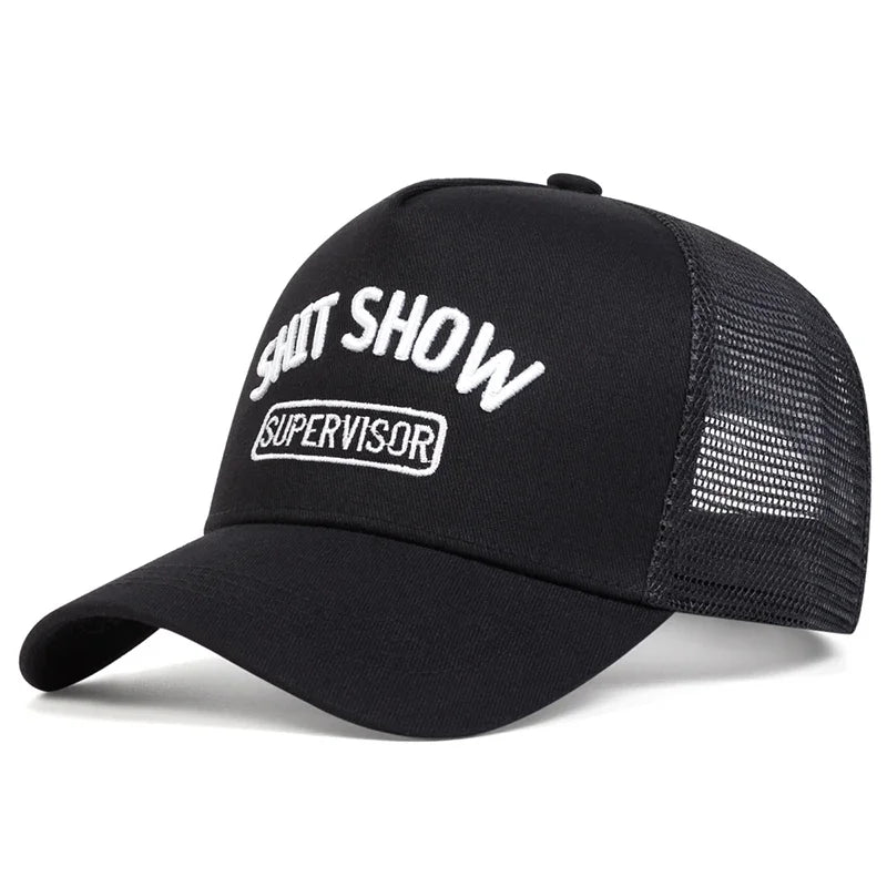 Unisex SHIP SHOW Letter Embroidery Baseball Caps