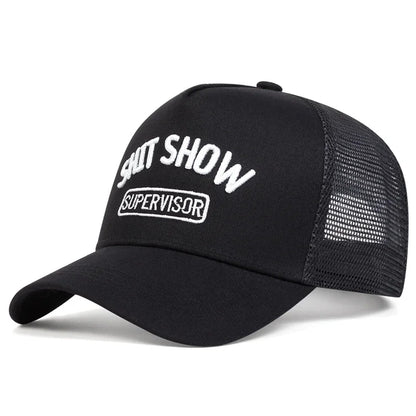 Unisex SHIP SHOW Letter Embroidery Baseball Caps