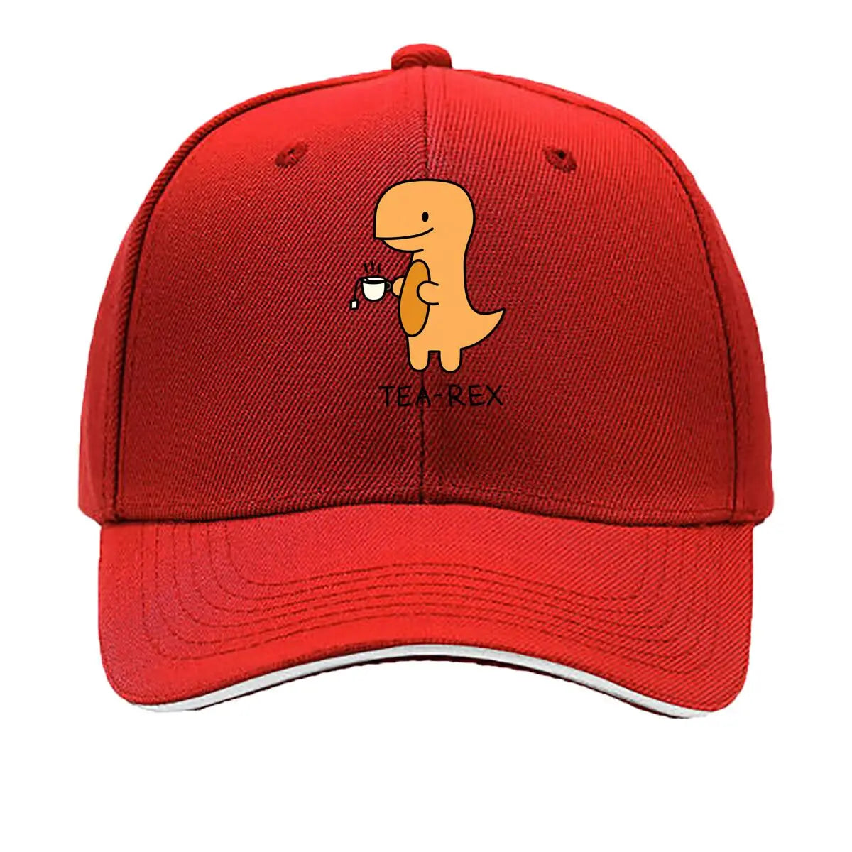 Tea Rex Dinosaur Tea Time Baseball Cap