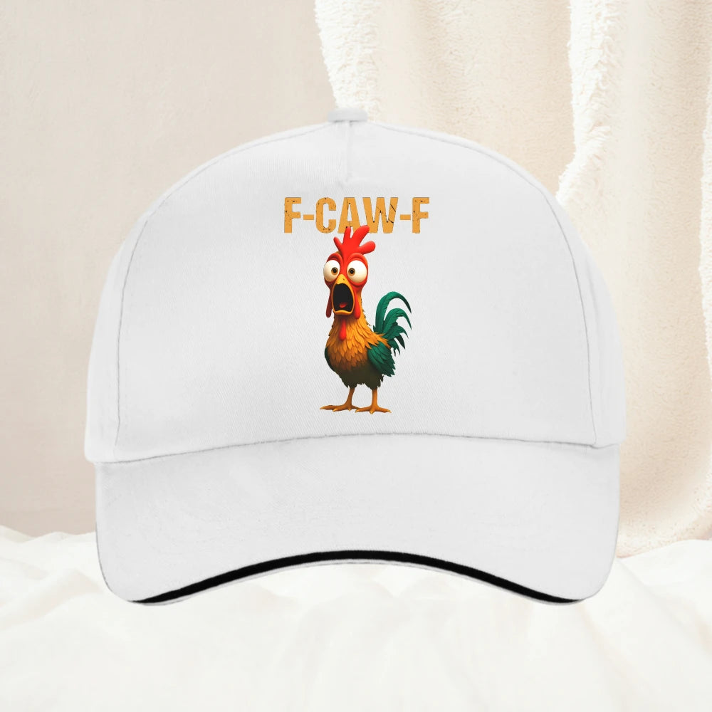 Funny Summer F Caw F Chicken Harajuku New Baseball Cap