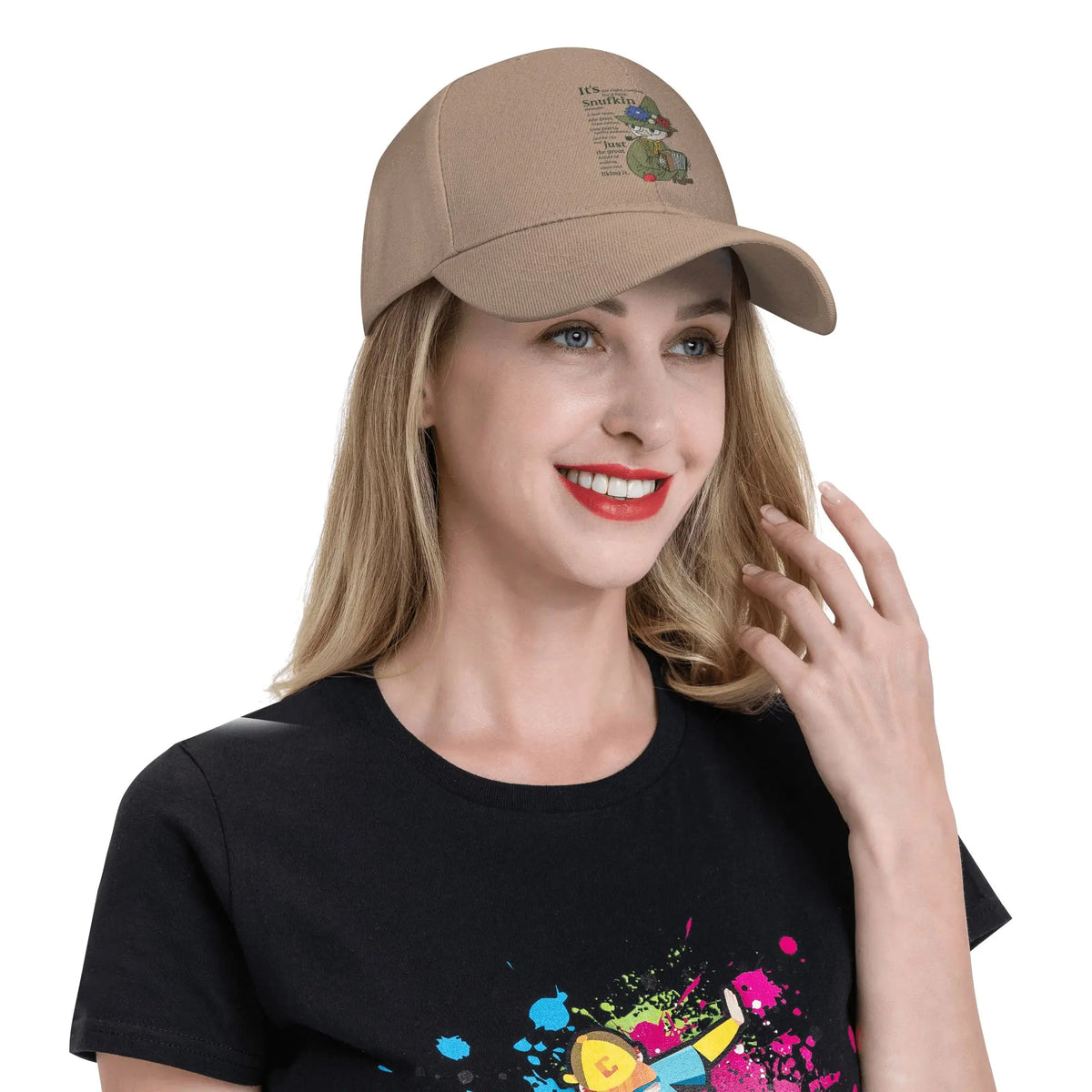 Moominvalley Snufkin Quote Baseball Cap