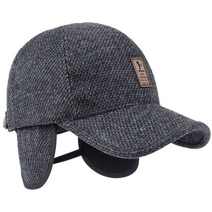 Autumn Winter Men Baseball Cap Winter Warm Hat