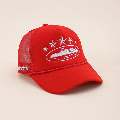 Pentagram Embroidery Baseball Caps