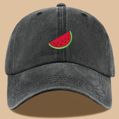 Watermelon Print Baseball Cap