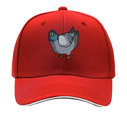 Low Poly Pigeon Quirky Character Baseball Cap
