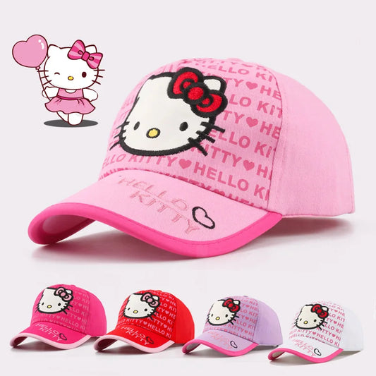Hello Kitty Cute Girls Baseball Caps Snapback Hats