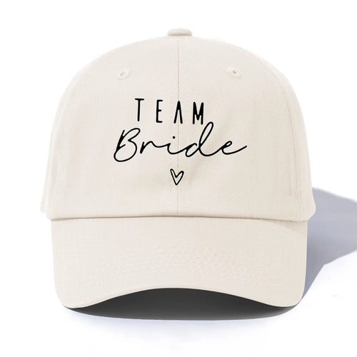 Team Bride Print Baseball Cap