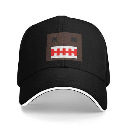 PIXEL Domo Kun Doll Face Sandwich Caps Baseball Caps