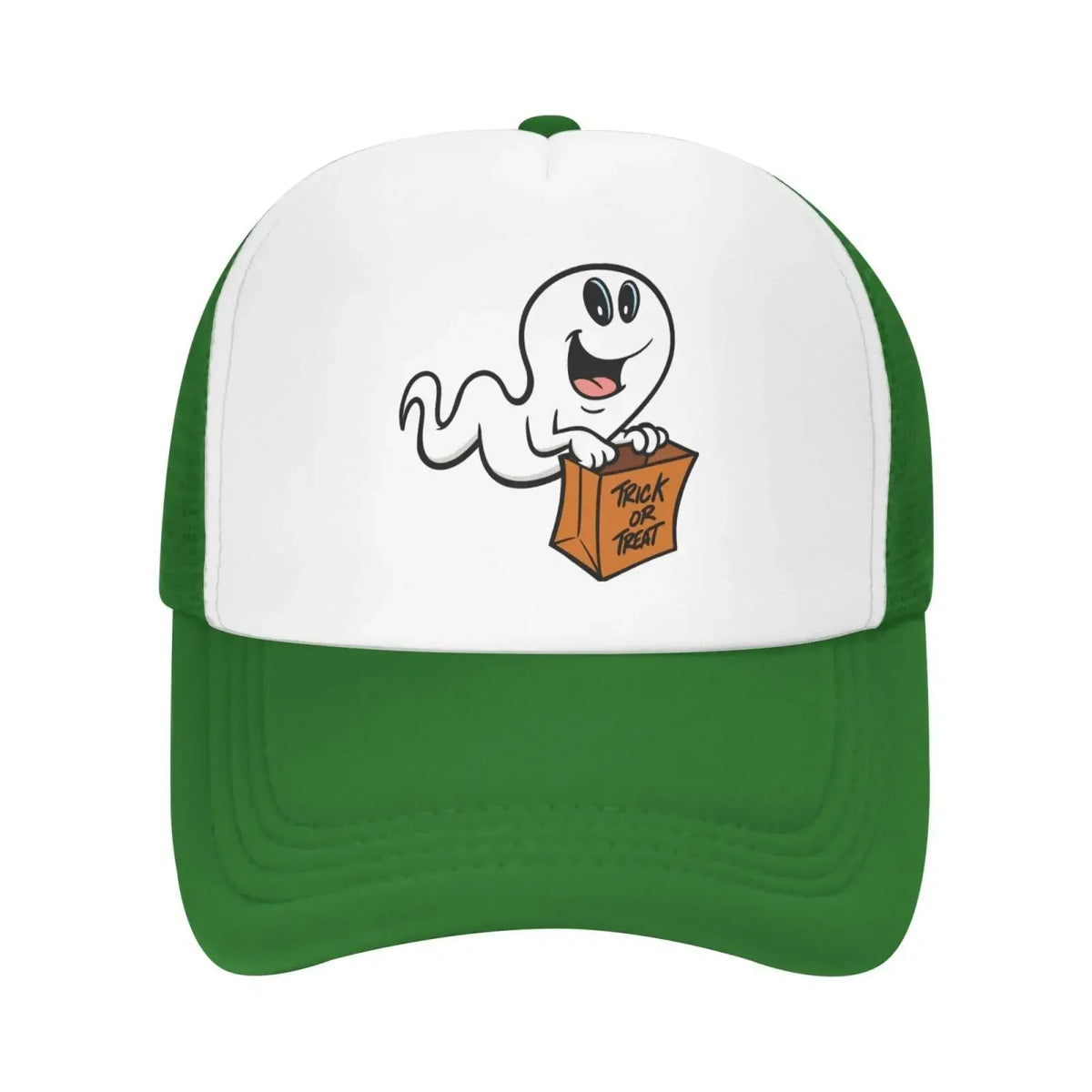 New Mesh Dad Hat Adjustable Washed Trick or Treat Ghost Baseball Cap