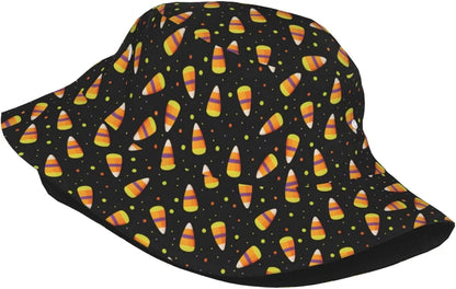 Halloween Bucket Hat Funny Hat Cartoon Mummy Ghost Hats Party Cap