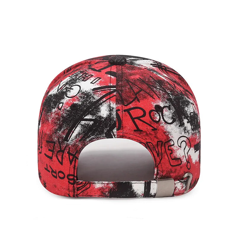 New Cool Fashion Graffiti Women Men Caps Hat Female Male Sport Visors Baseball Cap For Women Men