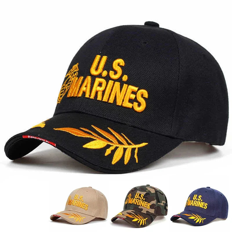 US Letter Snapack Embroidery Snapback Baseball Caps