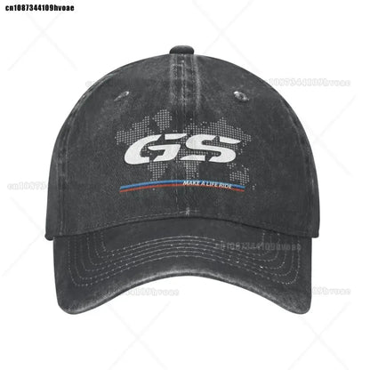 Motorcycle GS World Map Racing Baseball Cap