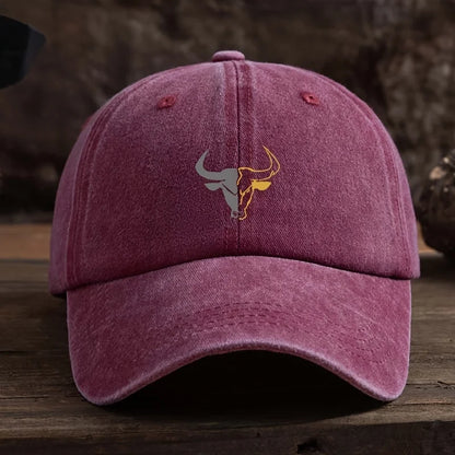 Fashionable Bull Head Printed Baseball Hat Multi Functional Outdoor Leisure Sunshade Duck