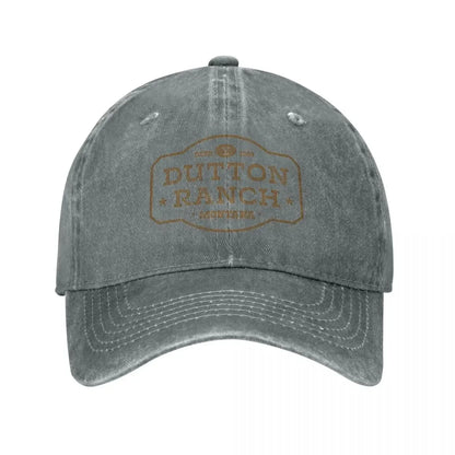 Yellowstone Dutton Ranch Retro Rodeo Design Baseball Cap